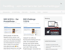 Tablet Screenshot of paid4blog.de